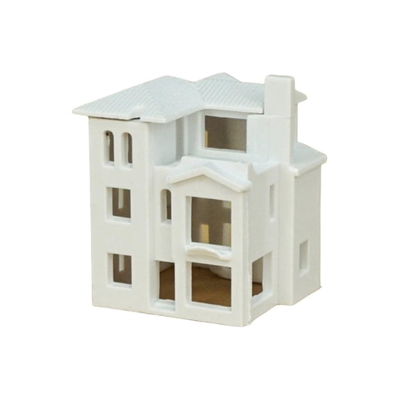 hejhncii N Scale 1:500 Villas Assembling Model Outland Realism Scene Miniature Architectural Model Assembled Model DIY Sand Table