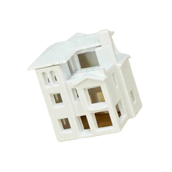 hejhncii N Scale 1:800 Villas Assembling Model Outland Realism Scene Miniature Architectural Model Assembled Model DIY Sand Table