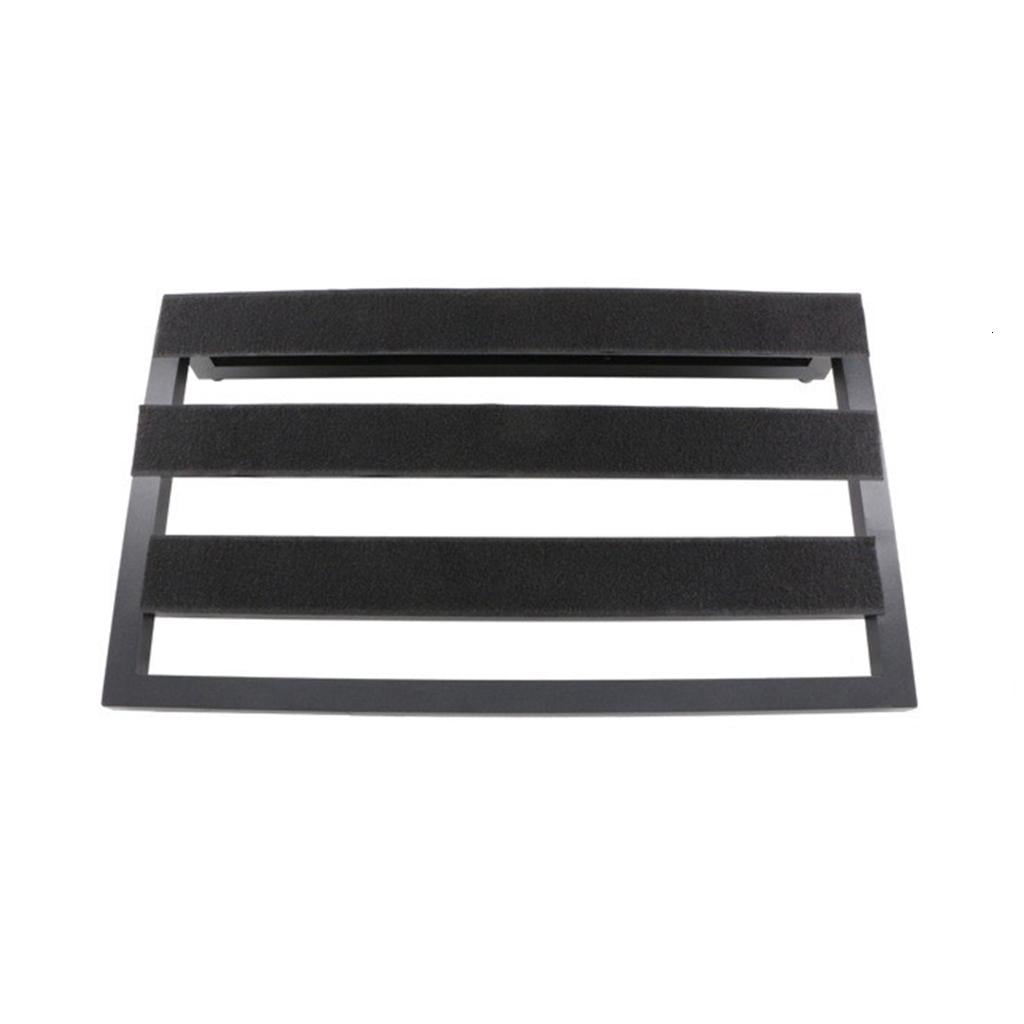 hejhncii Nonslip Effect Track Board Metal Guitar Effect Pedal Board Stable Practical Effects Bracket for Musical Instrument