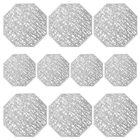 hejhncii Octagonal Drink Coasters Scratch Resistant Mat for Indoor Outdoors Entertaining