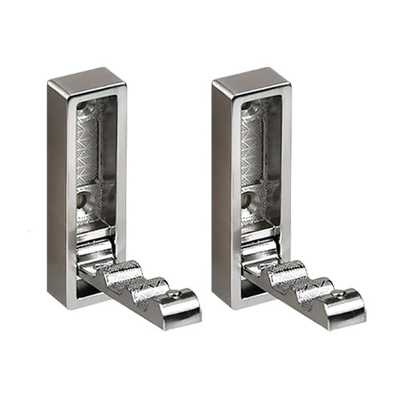 hejhncii Pack of 2 Foldable Wall Hooks Metal Folding Hangers for Coat Towels Backpacks