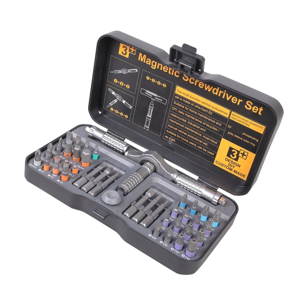 hejhncii Pack of 40 Removable T Handle Tool Kit Flexible For Various ...