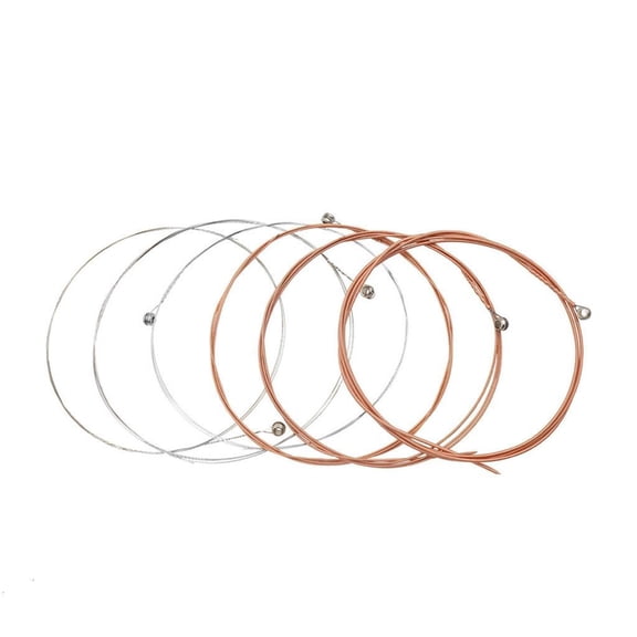 hejhncii Pack of 6 Acoustic Guitar Practice Part Profession 6 Strings Folk Guitar String