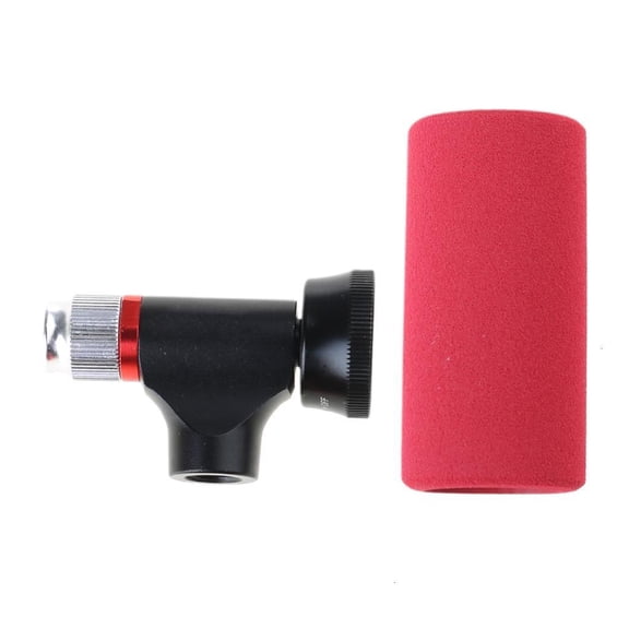 hejhncii Portable CO2 Inflator Head Road Bike Tire Inflator CO2 Tyre Filler Air Pumps with Pressure Gauge & Insulated Sleeve