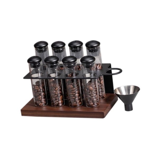hejhncii Portable Coffee Bean Tin With Freshing Valves Outdoor Travel Accessory