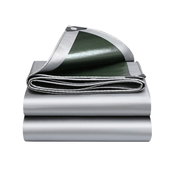 hejhncii Portable Foldable 180g Polyethylene Tent Rainfly Multiple Person Campsites Protective For Family Camping Trip Protective