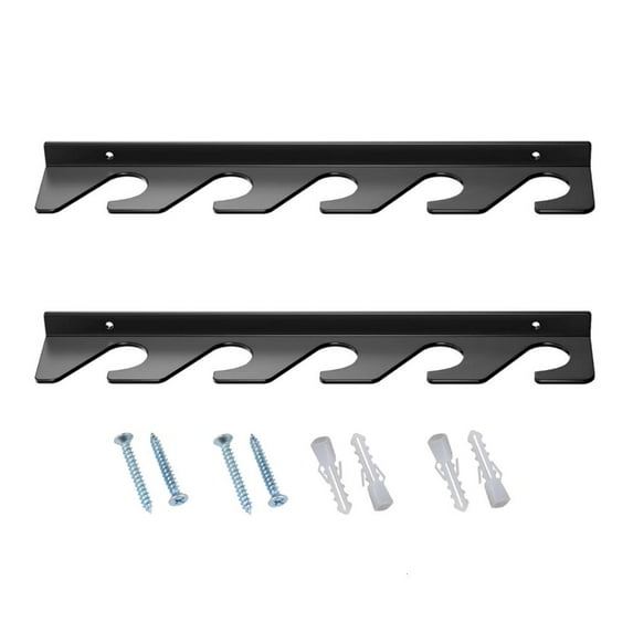 hejhncii Practical Floating Rack Garage Fishing Rod Organizers For Vertical Storage Decorative Items Easy Mount Design