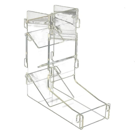 hejhncii Quality Acrylic Transparent Dice Tower Dices Tower DIY Board Game Rolling Tower