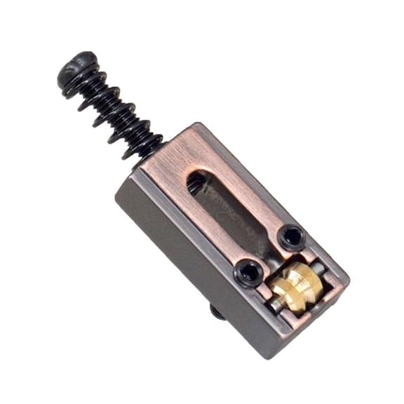hejhncii Quick String Changing Capable Guitar Bridge Roller Saddles Metal Construction Suitable for Standard Tremolo Systems