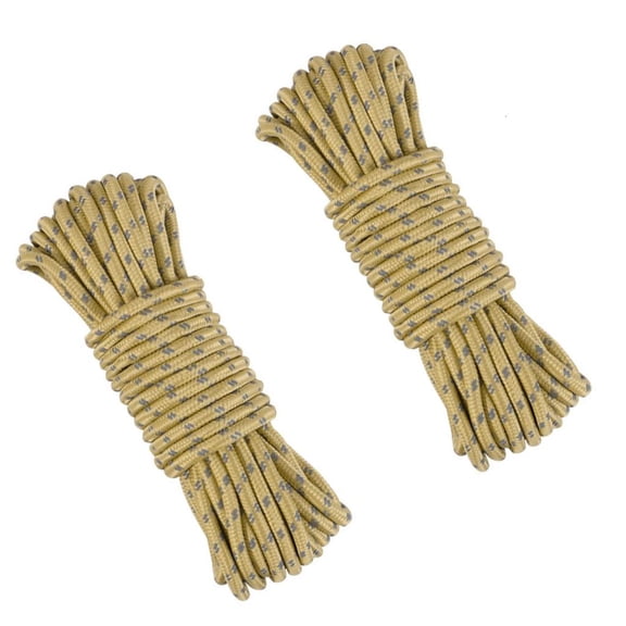hejhncii Reflective Tent Guy Rope, 5mm Tent Guy Line Tent Camping Rope Guide Rope Outdoor