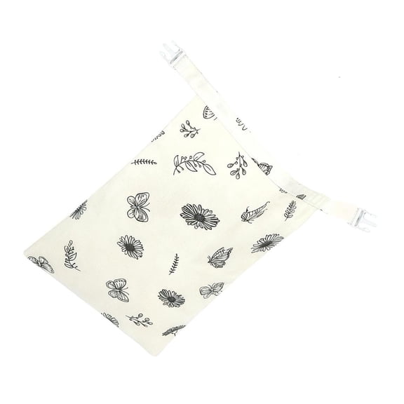 hejhncii Reusable Organic Bread Storage Bag with Elastic Band and Carabiner Bees Wax Coated Sandwich Wrap Kitchen Accessory