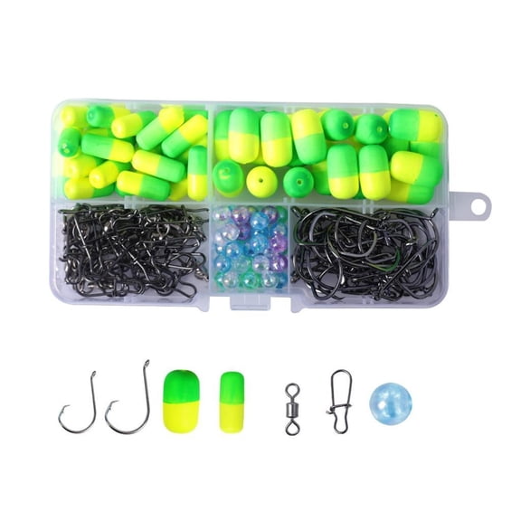 hejhncii Sea Fishing Hook Saltwater Barbed Assist Baitholder Hook with Rings