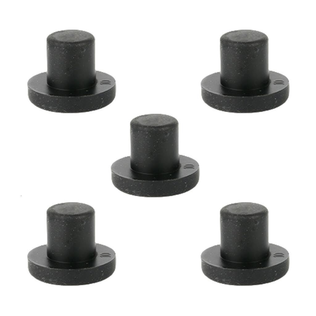 hejhncii Silicone Rubber Hole Caps Solid T Type Plug Cover Snap On ...