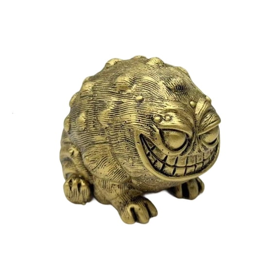 hejhncii Smiling African Rain Frogs Resins Figurine for Home Garden Decors Weather Resistant Toads Miniature Sculpture Ornament