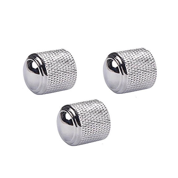 hejhncii Solid Chromes Plated Guitar Control Knobs Heavy Type Guitar Volumes Tone Knobs