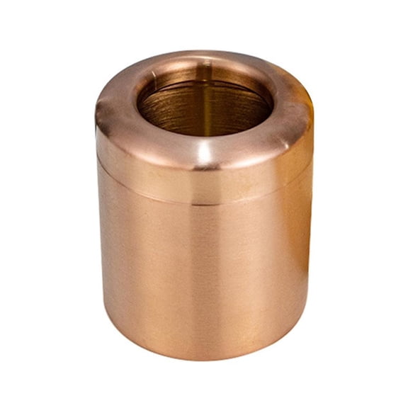 hejhncii Stainless Steel Miniature Trash Bin 1.5L Capacity With Hole Lid Design Fit Desks Countertops Bedrooms And Bathrooms