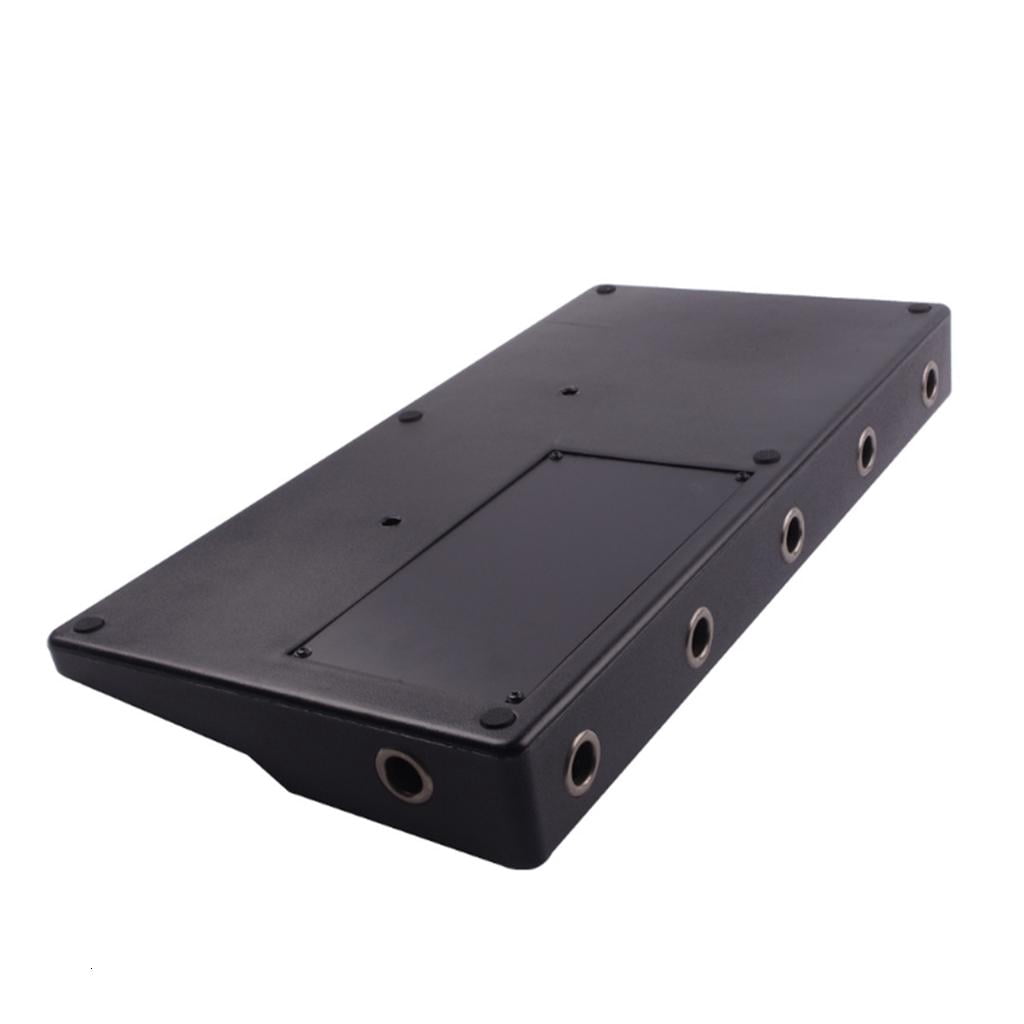 hejhncii Sturdy Guitar Pedalboard Case Guitar Effects Pedal Board Guitar Pedal Accessory