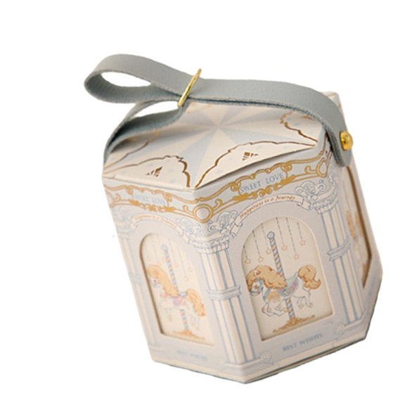 hejhncii Stylish Foldable Cardboard Box For Wedding Party Favors And Celebration
