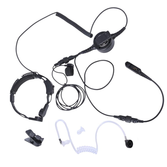 hejhncii Throat Control Microphone Headset Headphone Adjust Microphone For P6600 MTP3150