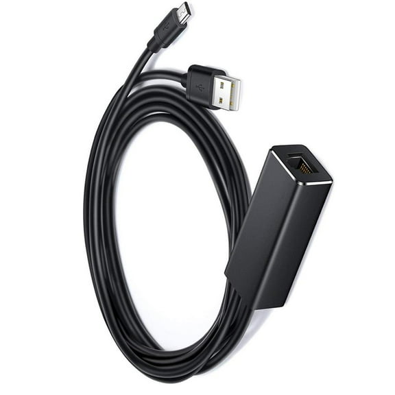 hejhncii USB 2.0+USB 5pin to Ethernet Adapter 100Mbps Ethernet Adapter RJ45 LAN Networking Ethernet Converter For TV Stick