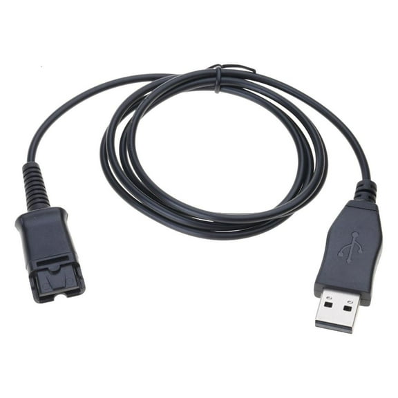 hejhncii USB Cable For Quick Disconnect (QD) Wire Headsets To Computer Device 120cm
