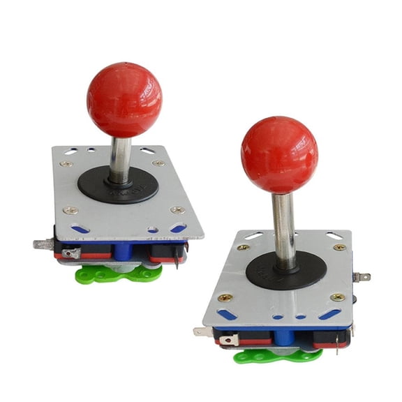 hejhncii Universal Arcade Joystick Replacement 2 4 8 Way Switchable for Fighting Consoles