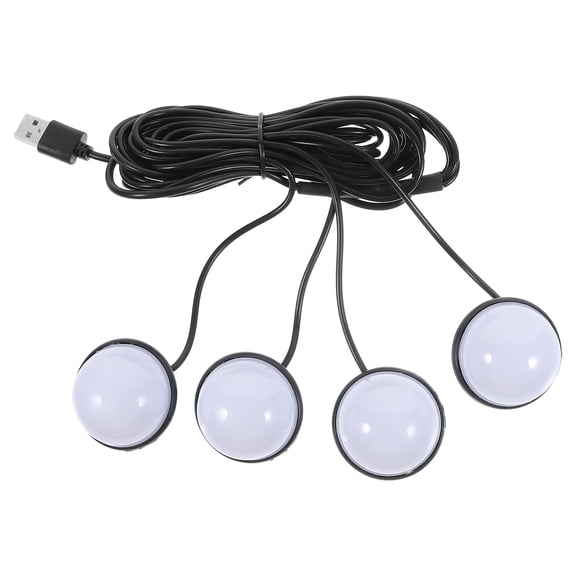 heka Auto Atmosphere Light USB 1 In 4 Way Car Interior Light Car Ambient Lamp Car Accessory