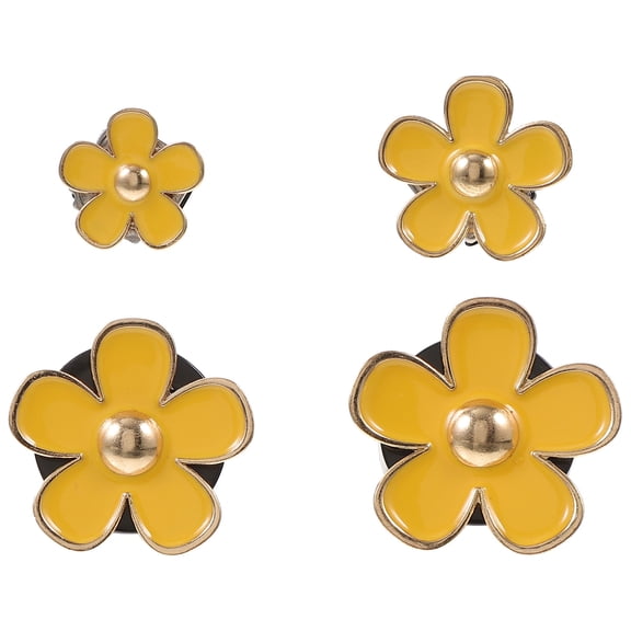 heka Car Daisy Air Vent Clips Essential Oil Diffuser Auto Air Freshener Yellow Decor