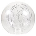 thumbnail image 1 of heka Clear Glass Globe Lampshade for Light Fixtures Pendant Chandelier Wall Sconce, 1 of 4