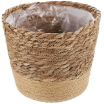 heka Handwoven Seagrass Planters for Indoor/Outdoor Plants (8")