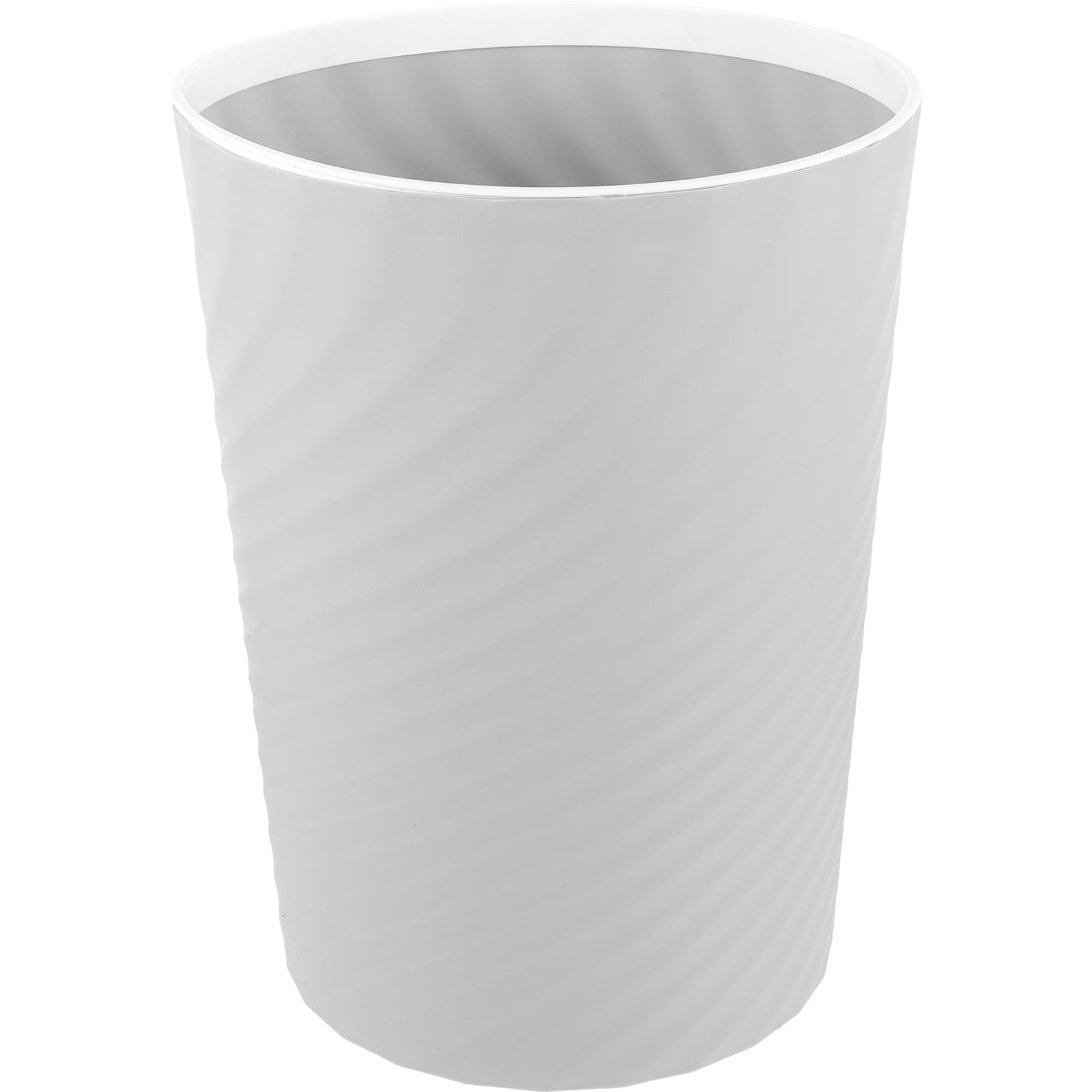 heka Office Plastic Trash Can Round Open Top Dustbin Waste Container