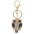 thumbnail image 1 of heka Sparkling Owl Keychain with Rhinestones and Lifelike Model Ornament, 1 of 6