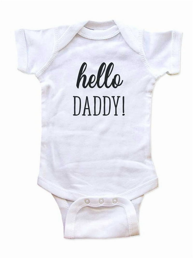 hello Daddy Surprise husband baby birth pregnancy announcement