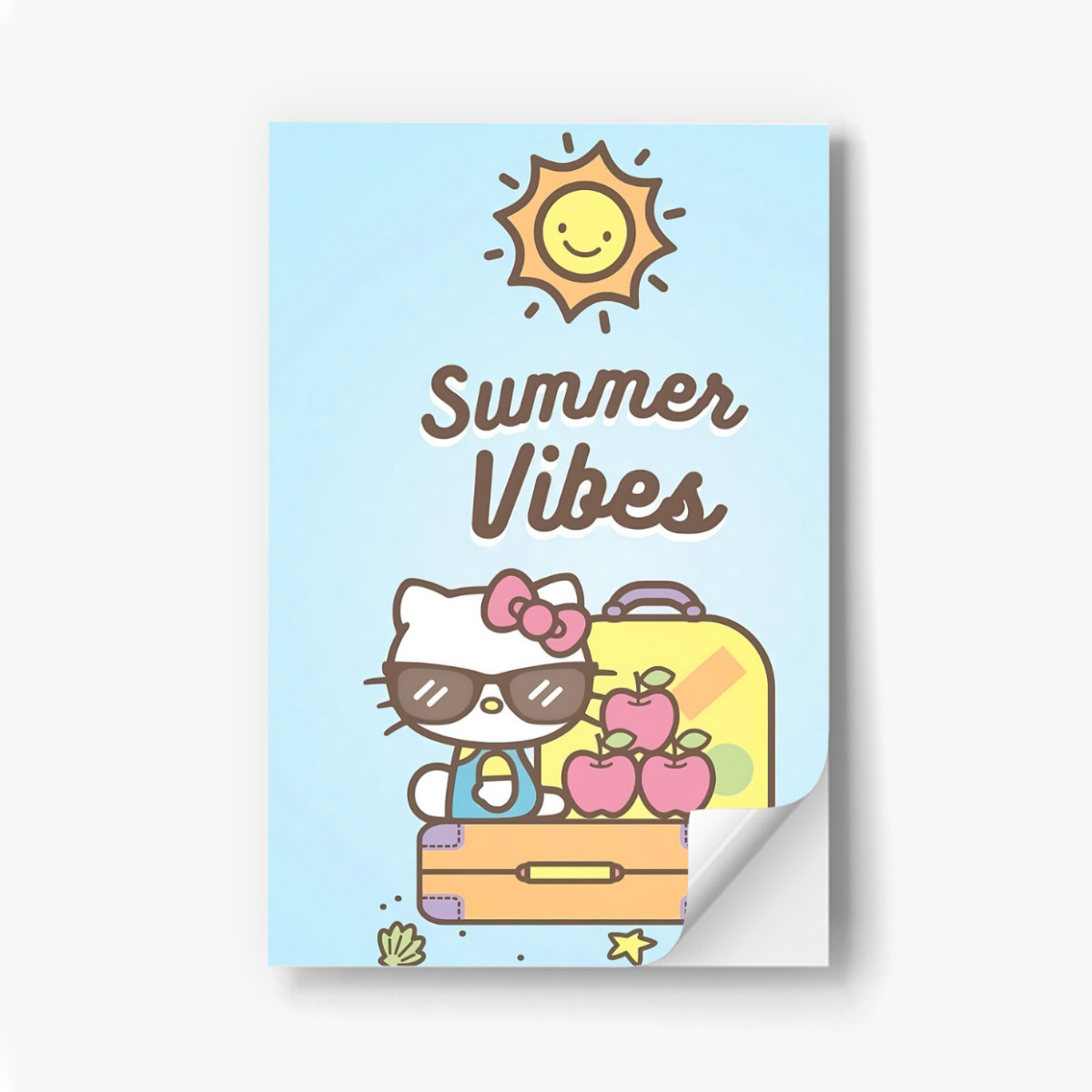 hello Kitty Personalized Printed Poster, Durable Waterproof, Home Decor