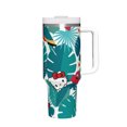 hello kitty 40 oz stainless steel insulated mug with handle, straw and
