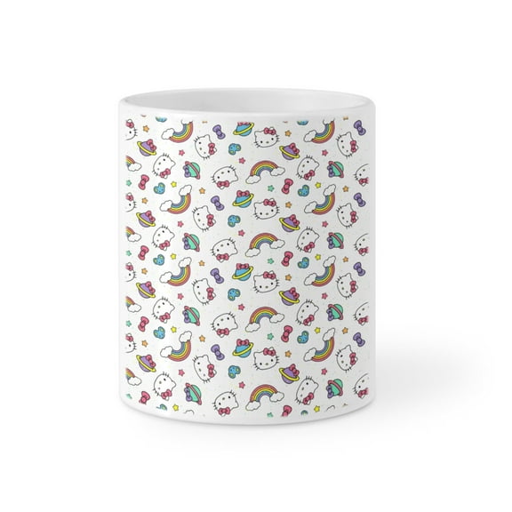 hello kitty Ceramic Coffee Mug Large Coffee Mug Tea Cup Novelty Coffee Cup for Men Women Office Work 17 Ounces