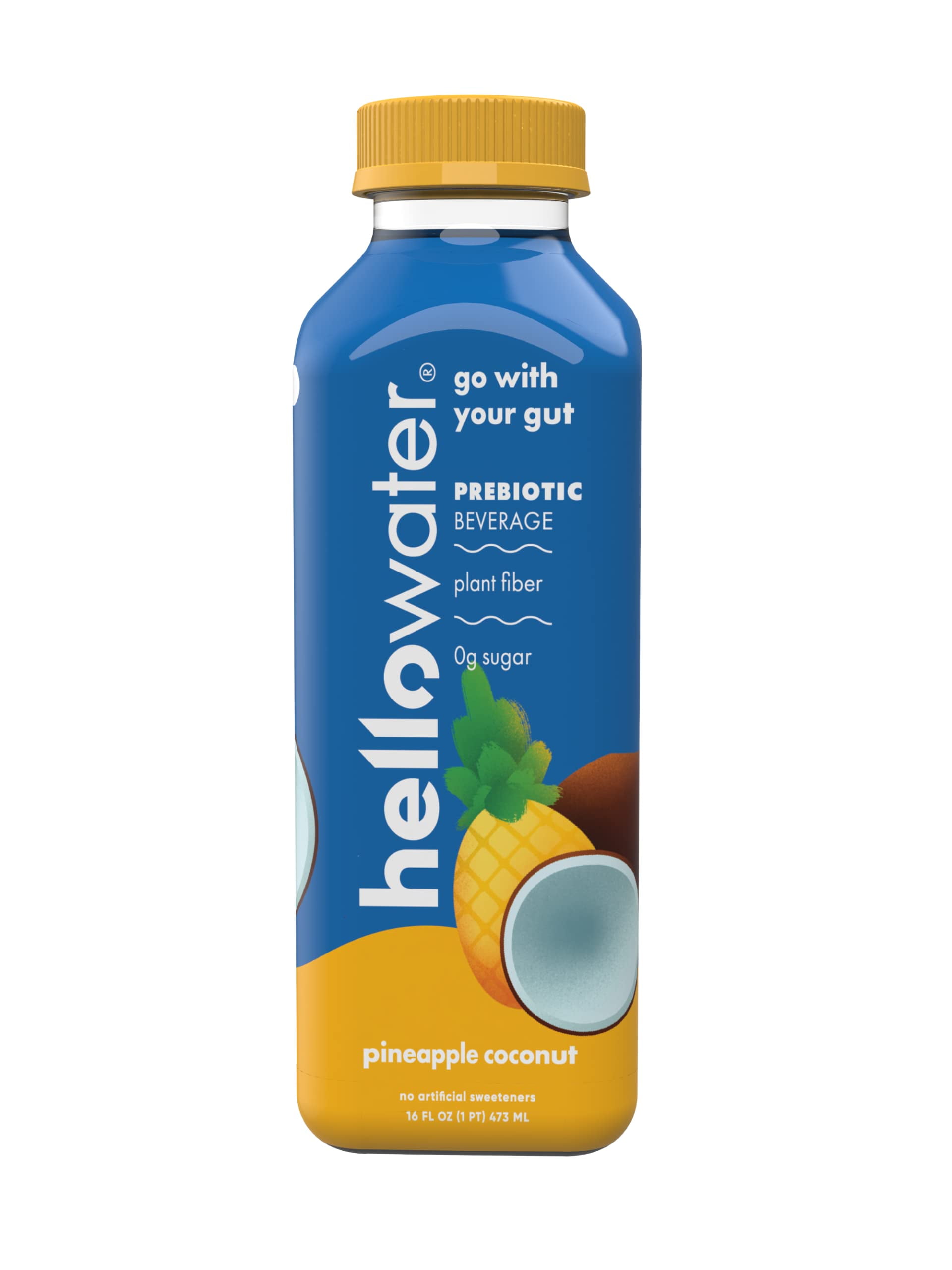 hellowater Fiber Infused Water (Pineapple Coconut Live) High