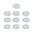 thumbnail image 1 of hengsof 10pcs 20mm Crystal Mini Egg Rock Crystal Gemstone Polished Mineral Rock Egg Stones Pocket Palm Chakra Eggs Crystal for Anxiety Relief Meditation Reiki Balancing Easter Decor, 1 of 7