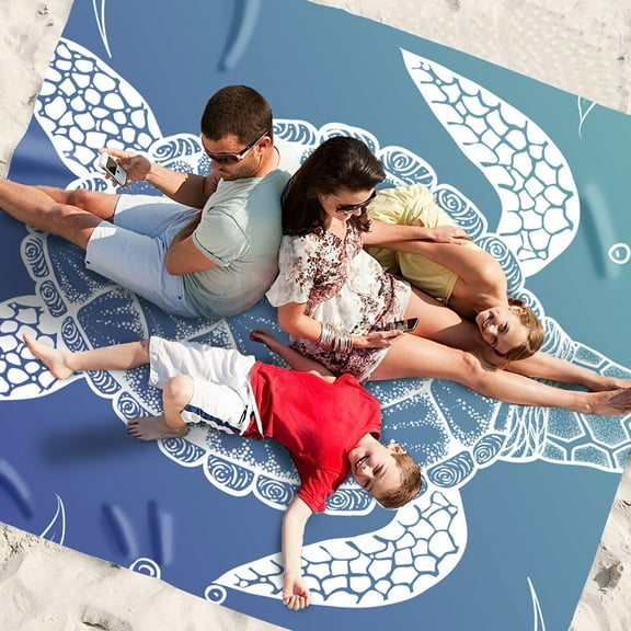 hengsof 1pc Camping Picnic Mat, Beach Mat, With Drawstring Bag, Ultra-light And Easy To Carry, Waterproof Foldable Moisture-proof Mat