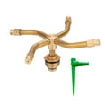 thumbnail image 1 of hengsof 1pcs Whirling Sprinkler Arm Automatic Rotary Brass Sprayer, 360° Rotation Irrigation System Garden Lawn Sprinkler Head, Water Saving Sprayer for Garden Yard Lawns, 1 of 6