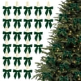 thumbnail image 1 of hengsof 24pcs Small Velvet Christmas Bows For Christmas Tree Wreath Gift Wrap Crafts Wedding Party Bows For Snack Bags Baking Candy Bags Home Decoration, 1 of 8