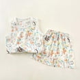 thumbnail image 1 of hengsof 2PC Kids Lightweight Short Sleeve Pajama Set, Summer Sleepwear with Shorts for Warm Weather, Boys Girls, Breathable Fabric Set, 1 of 4