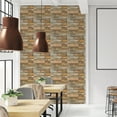 thumbnail image 1 of hengsof 3D Wall Panels Peel and Stick, 3D Brick Wallpaper Peel and Stick PVC Stone Wall Panels Self-Adhesive Waterproof Wallpaper for Living Room,Interior Wall, Lobby Bedroom Hotel Office Decor, 1 of 3
