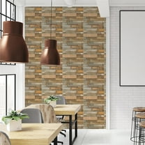 hengsof 3D Wall Panels Peel and Stick, 3D Brick Wallpaper Peel and Stick PVC Stone Wall Panels Self-Adhesive Waterproof Wallpaper for Living Room,Interior Wall, Lobby Bedroom Hotel Office Decor