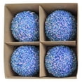 thumbnail image 1 of hengsof 4Pcs 8Inch Christmas Ball Ornaments Glitter Christmas Ornaments Large Hanging Christmas Balls for Xmas Tree Home Decorations Holiday Party Decor, 1 of 1