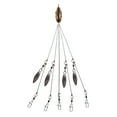 thumbnail image 1 of hengsof 5 Arms Alabama Rigs for Bass Fishing, Swimbait Lure Kit Umbrella Rigs for Trout Salmon Freshwater Saltwater, 1 of 1