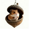thumbnail image 1 of hengsof 8cm Forest Animal-Themed Christmas Tree Pendants Cute Wildlife Ornaments for Holiday Gift-Giving Tree Branches Home Festive Accents Ideal for Christmas, 1 of 4