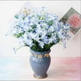 thumbnail image 1 of hengsof Artificial Flowers, UV Resistant Artificial Outdoor Flowers, Fake Plastic Flowers for Cemetery Decoration Home Kitchen Bedroom Wedding Party Decor, 1 of 6