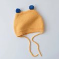 thumbnail image 1 of hengsof Baby Beanie Winter Knitted Hat Adorable Ears & Chin Strap Warm for Infant Toddler Boy Girl, 1 of 2