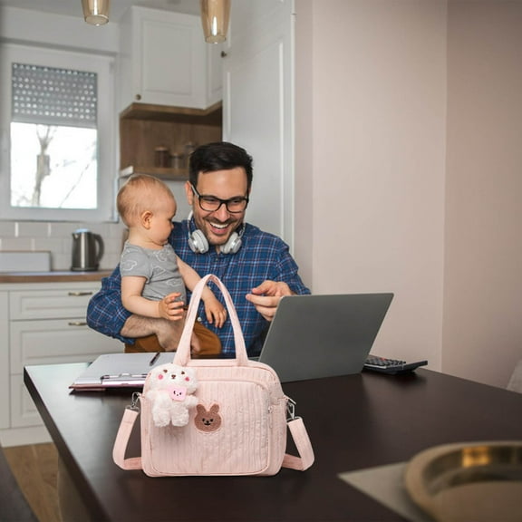 hengsof Baby Diaper Bag Tote Bag Cute Baby Diaper Bag Baby Stroller Bag Crossbody Bag Maternity Bag Travel Bag Baby Storage Bag Swimming Pool Accessories